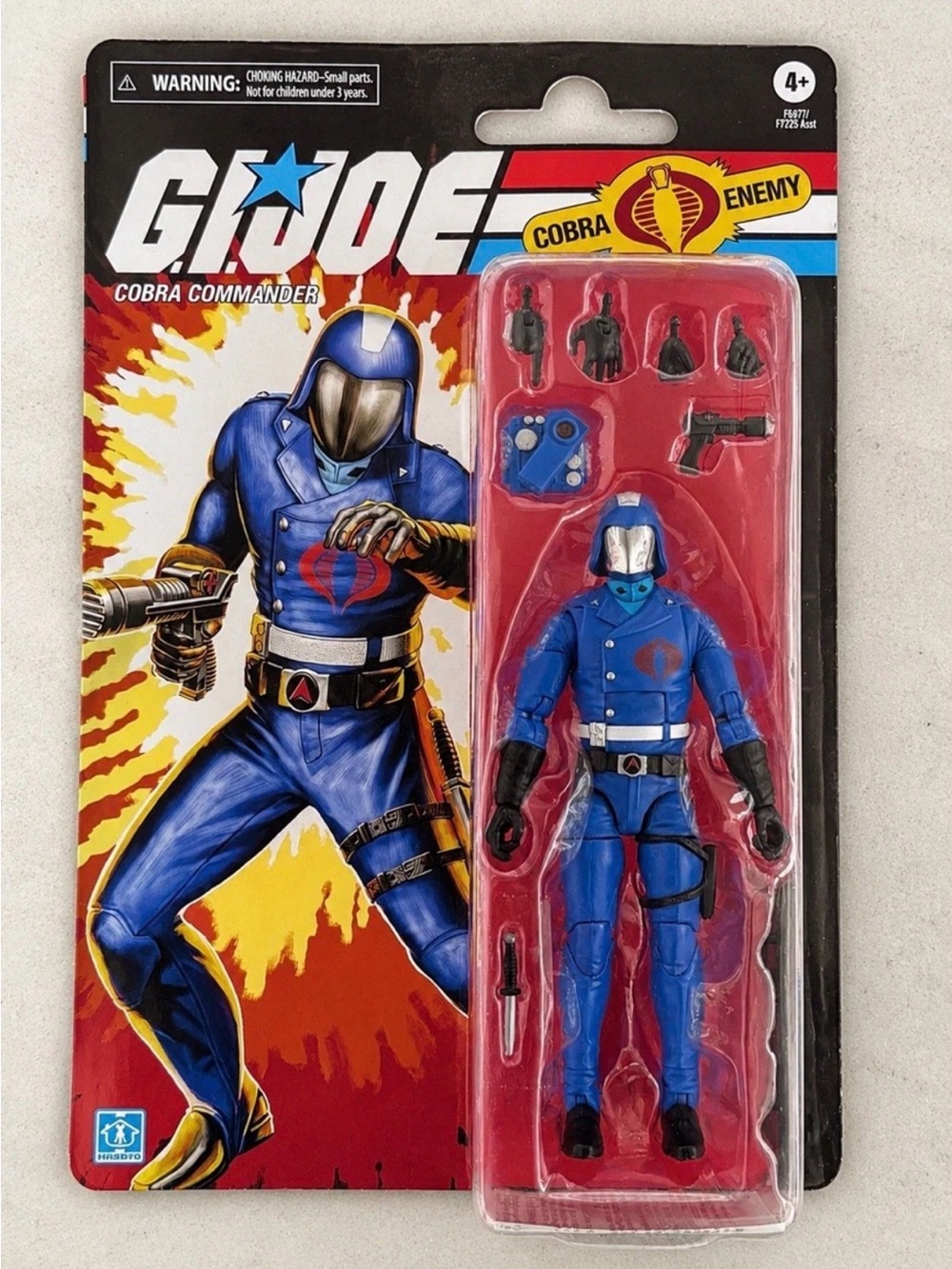 G.I. Joe Cobra Commander Classified Series Retro 6” Action Figure Hasbro